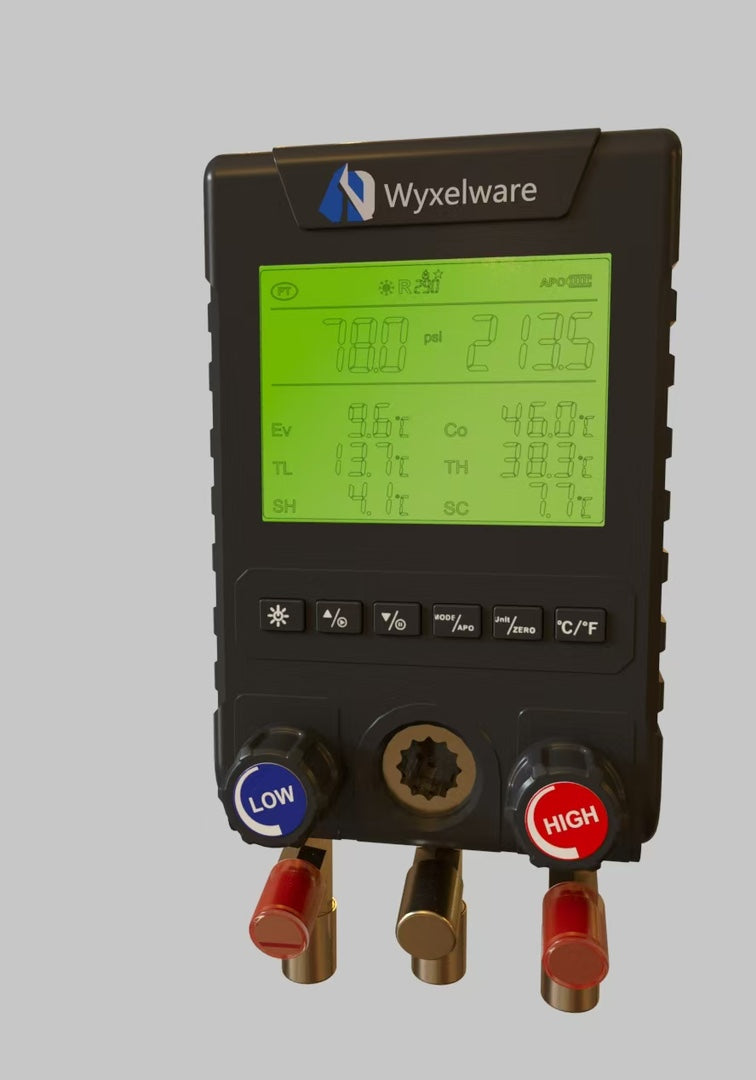 A2L Compatible Digital Manifold Gage